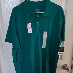 St. John's Bay Classic Green Polo Shirt